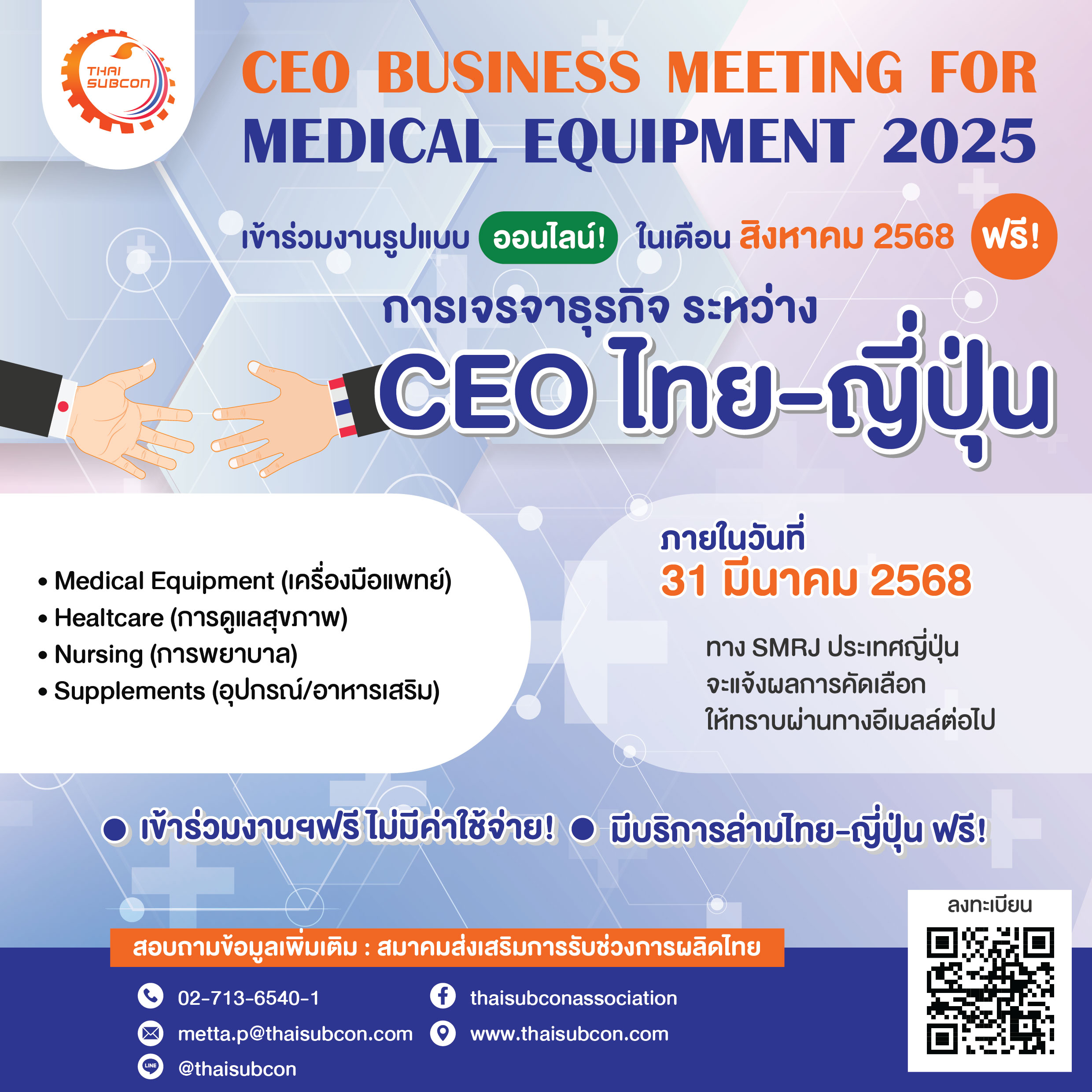 CEO Business Meeting for Medical Equipment 2025