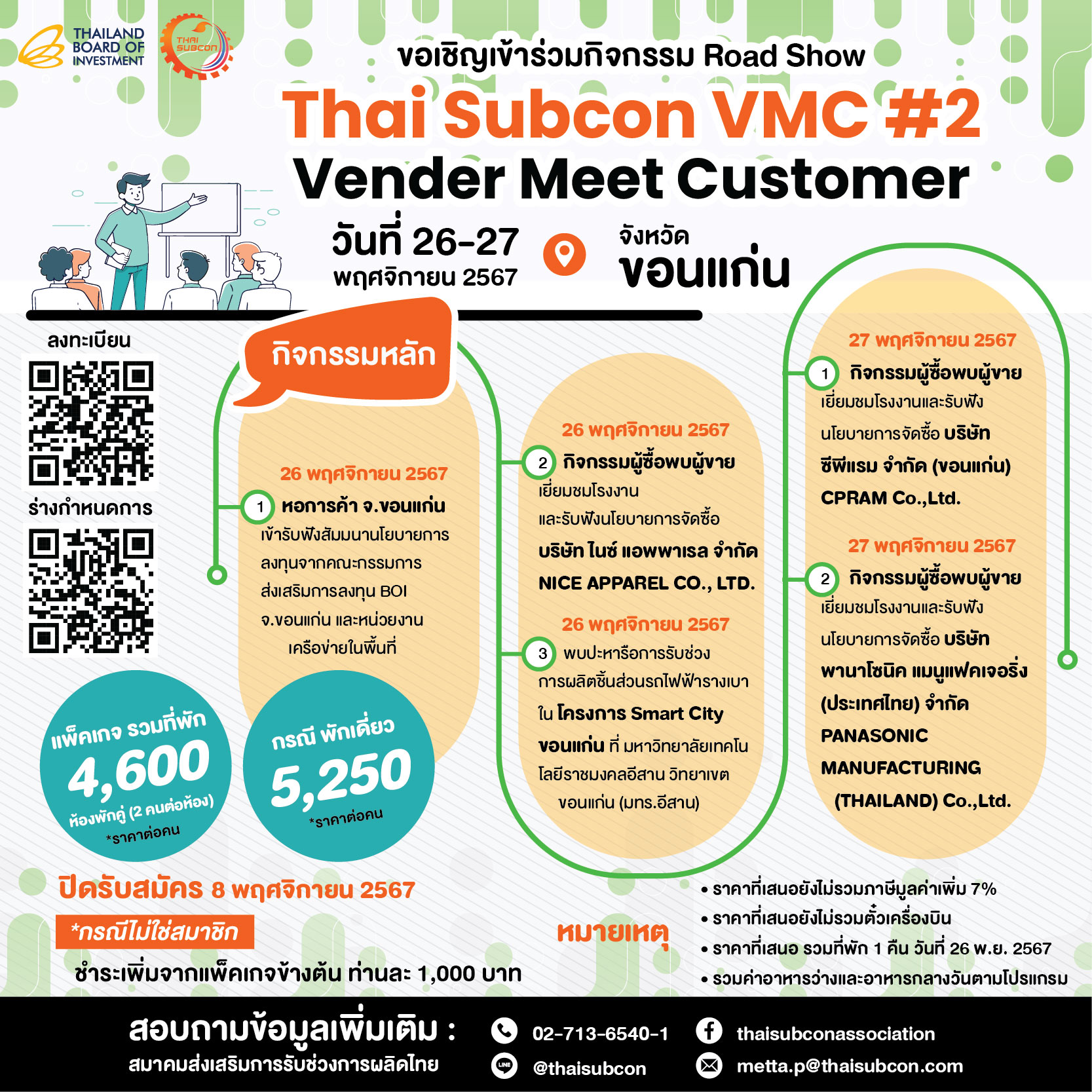 Thai Subcon VMC #2 (Vender Meet Customer)